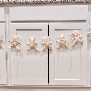 Plaid Teddy Bear Banner-10 Bears